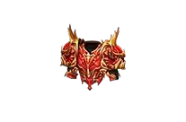 Red Flame Apocalypse Fighter Armor