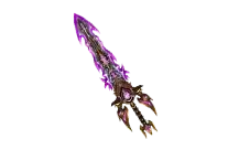 Silver Heart Magic Two-Hand Sword