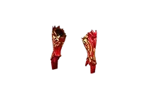 Red Flame Apocalypse Magic B Gloves